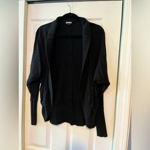 Black cardigan